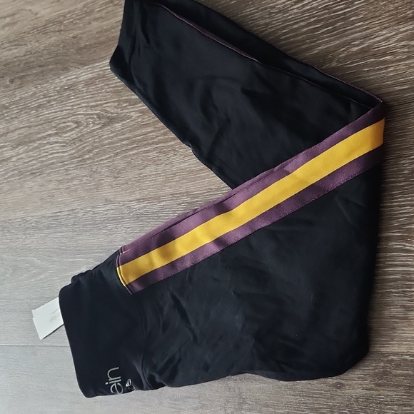 Calvin Klein Striped High Waist Leggings - Picture 2 of 5